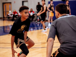 IBT Coach during workout with player